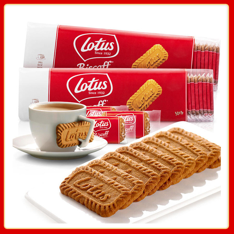 比利时lotus和情焦糖饼干喜饼结婚庆伴手礼喜铺零食 独立小包喜糖