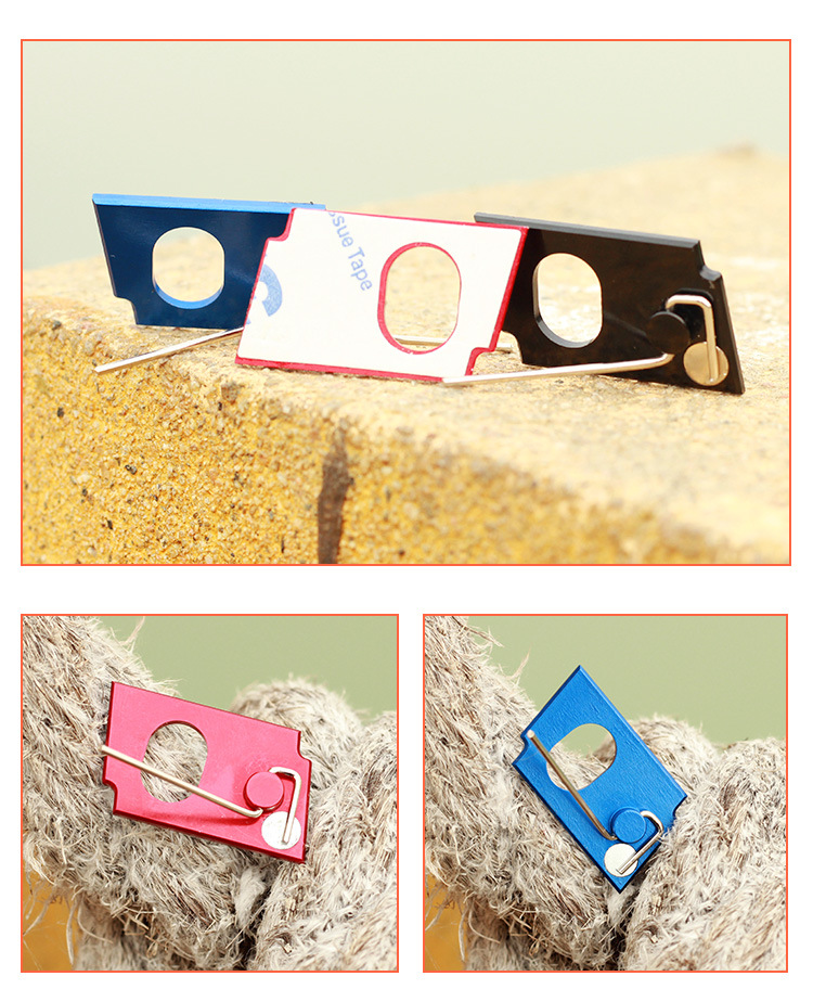 现货批发磁性箭台 反曲直拉弓箭馆器材 射箭钢丝箭台带背胶三色选