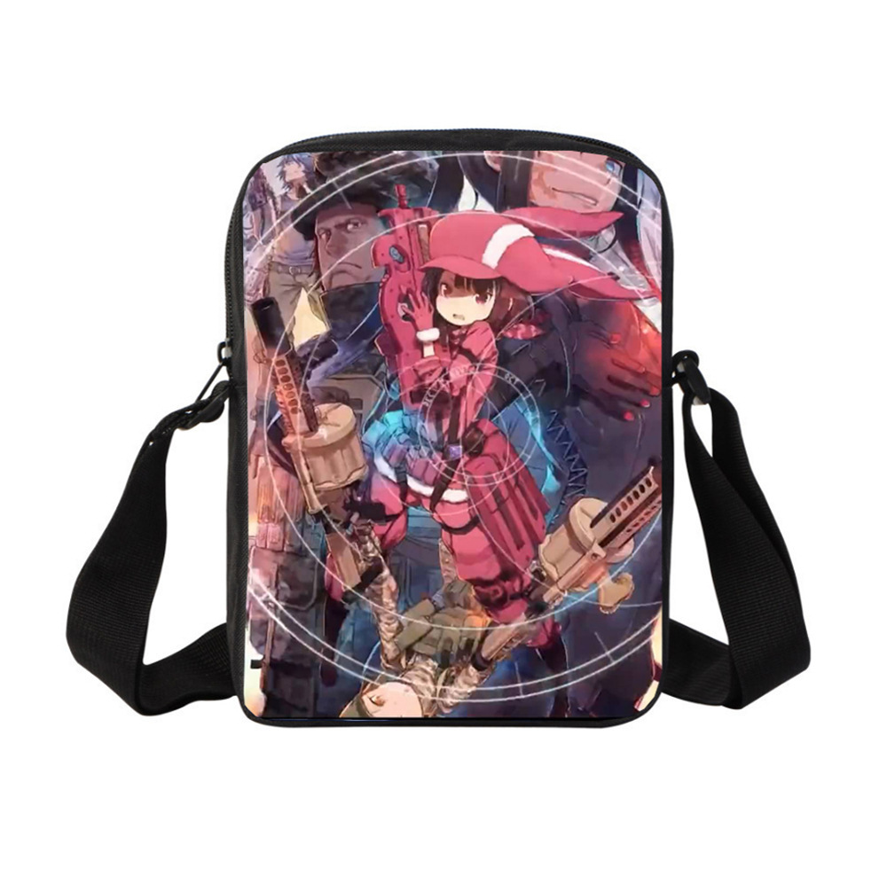 动漫单肩包 刀剑神域 单肩包男女斜挎包中学生书包单肩包