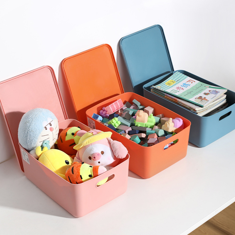 Kitchen Storage Box Cosmetics Sundries Snacks Storage Basket Kitchen Finishing Box Home Wholesale Plastic Storage Box