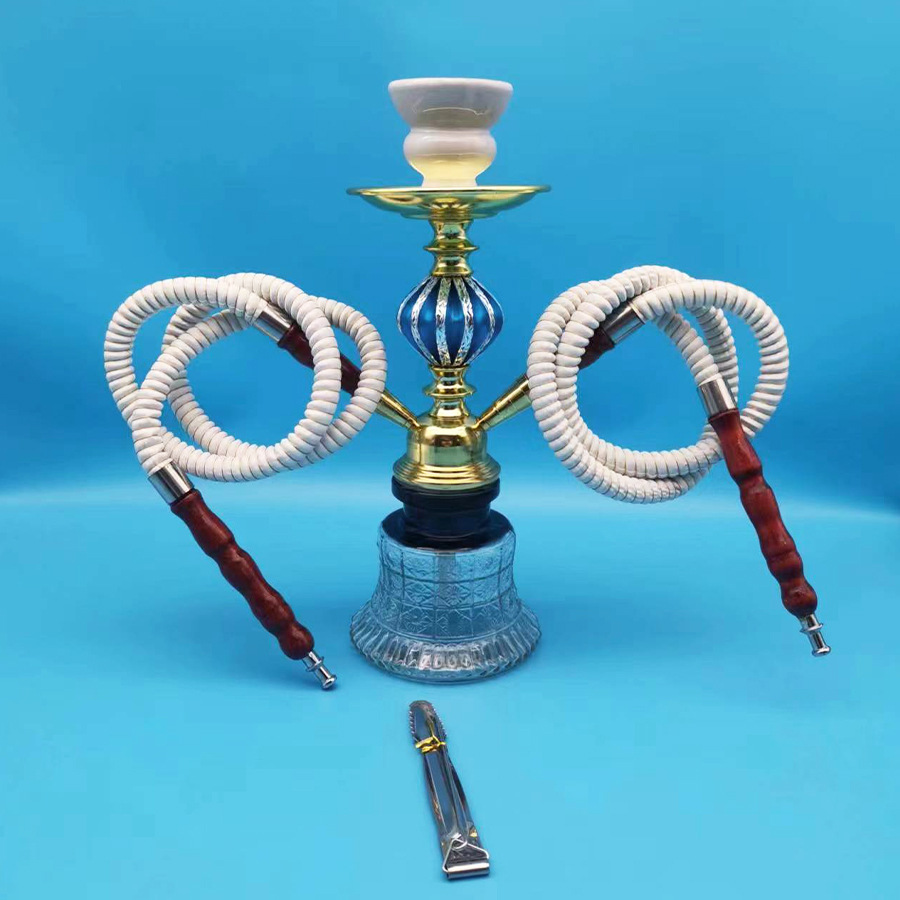 阿拉伯水烟壶单双管玻璃瓶水烟壶套装hookah shisha烟斗烟具配件