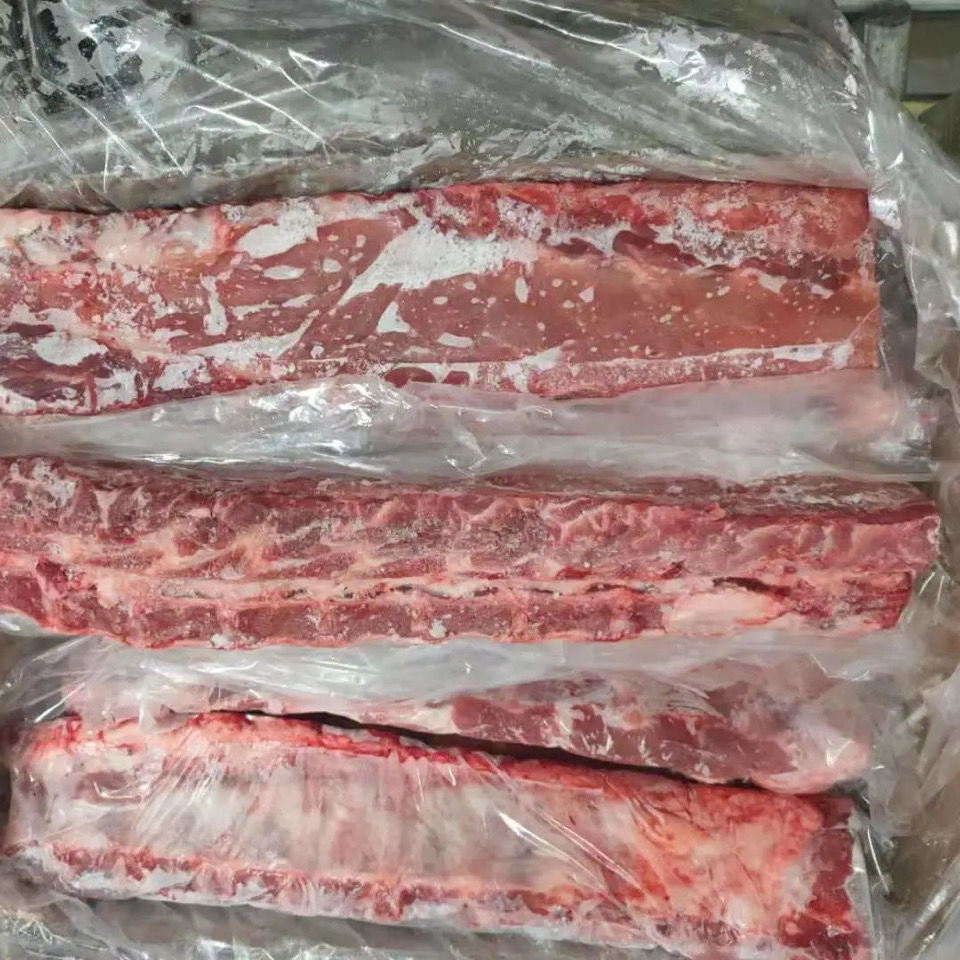 新鲜多肉猪龙骨排骨猪骨头猪脊骨一箱20斤饭店食堂快餐食材