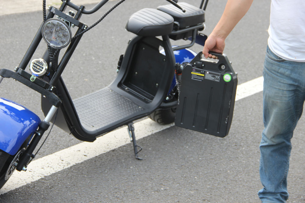 出口大哈雷6代电摩60v72v可提出锂电池电动车宽胎电动自行车