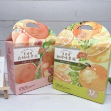 味心所欲300g夏威夷白桃甜橙味果冻喜庆伴手礼儿童夏季零食批发