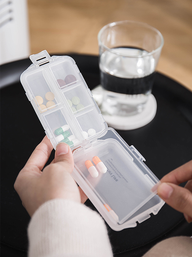 药盒分装小药盒便携小号随身收纳旅行迷你药品丸收纳盒分药盒薬盒