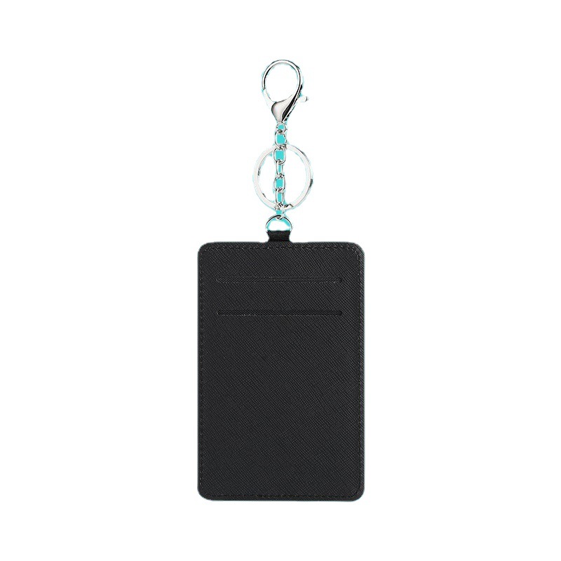 Sublimation Portable Traffic Card Holder Work Permit Card Cover Printable Picture Card Holder Card Case Keychain in Stock Wholesale