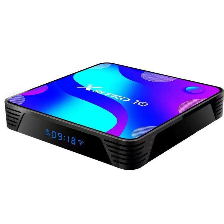 X88pro10 Foreign Trade Set-Top Box Rk3318 Android 11.0 TV Box Dual-Frequency 5G Smart TV Box