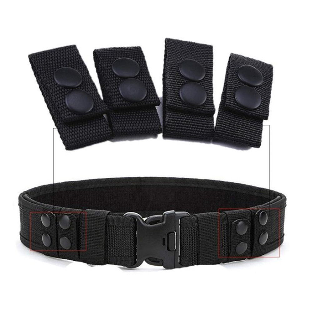 Outdoor EDC Tactical Belt Ring Nylon Waistband Meson Belt Equipment Buckle Button Type Fixing Buckle Cross-Border