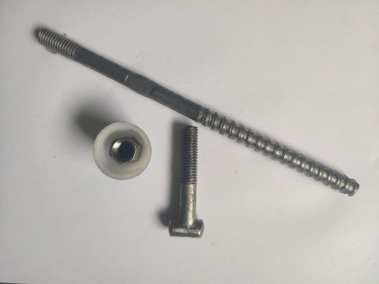 工地建筑锁脚螺栓t字形扣件螺丝分段式螺杆