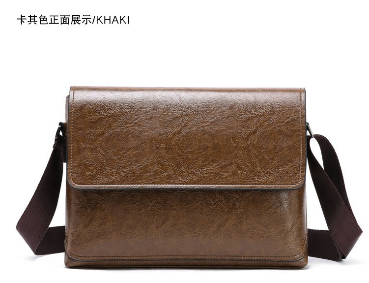 2020 Summer New Trendy Korean Style Men's Bag Shoulder Messenger Handbag Pu Shoulder Bag Support One Piece Dropshipping