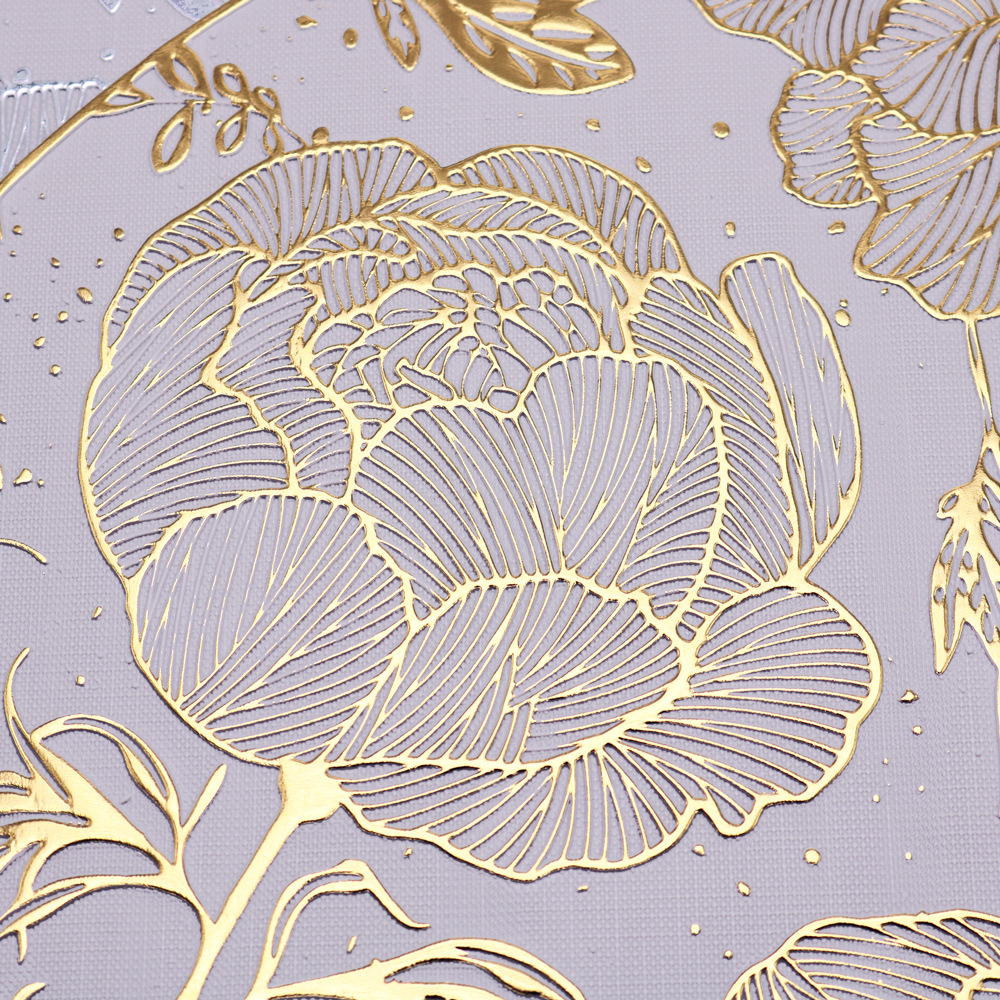 Foreign Trade Light Luxury Rose Golden, round Placemat Pvc Bottom Gilding Table Mat Table Insulation Mat Western-Style Placemat