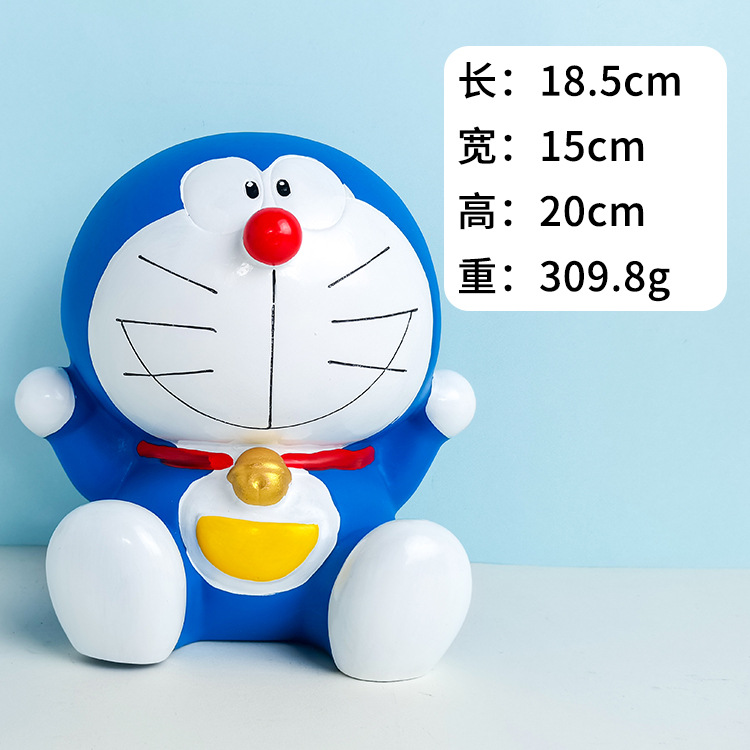 Cartoon Doraemon Psyduck Drop-Resistant Coin Bank Pikachu Savings Bank Men and Women Children's Birthday Gifts Wholesale