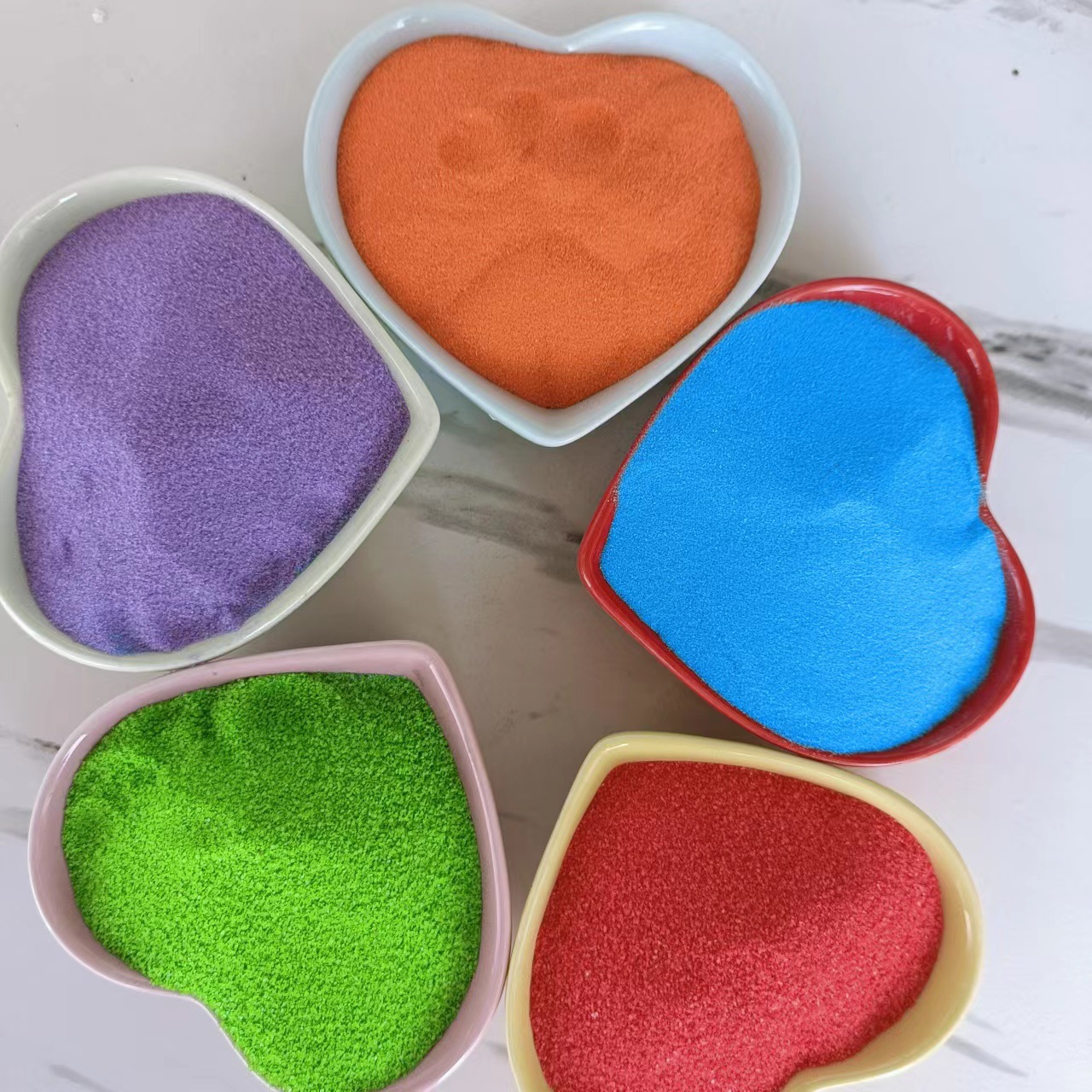 加工定制染色彩 砂瓶画彩 儿童游乐园玩耍染色彩砂沙画沙漏用彩砂