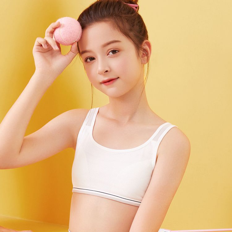 发育期小背心初中小学生少女文胸中女儿童孩速干薄款内衣加工定制