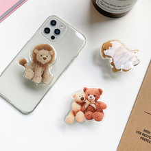 手机气囊支架韩国ins风可爱动物小众创意气垫支架手机指环扣背贴