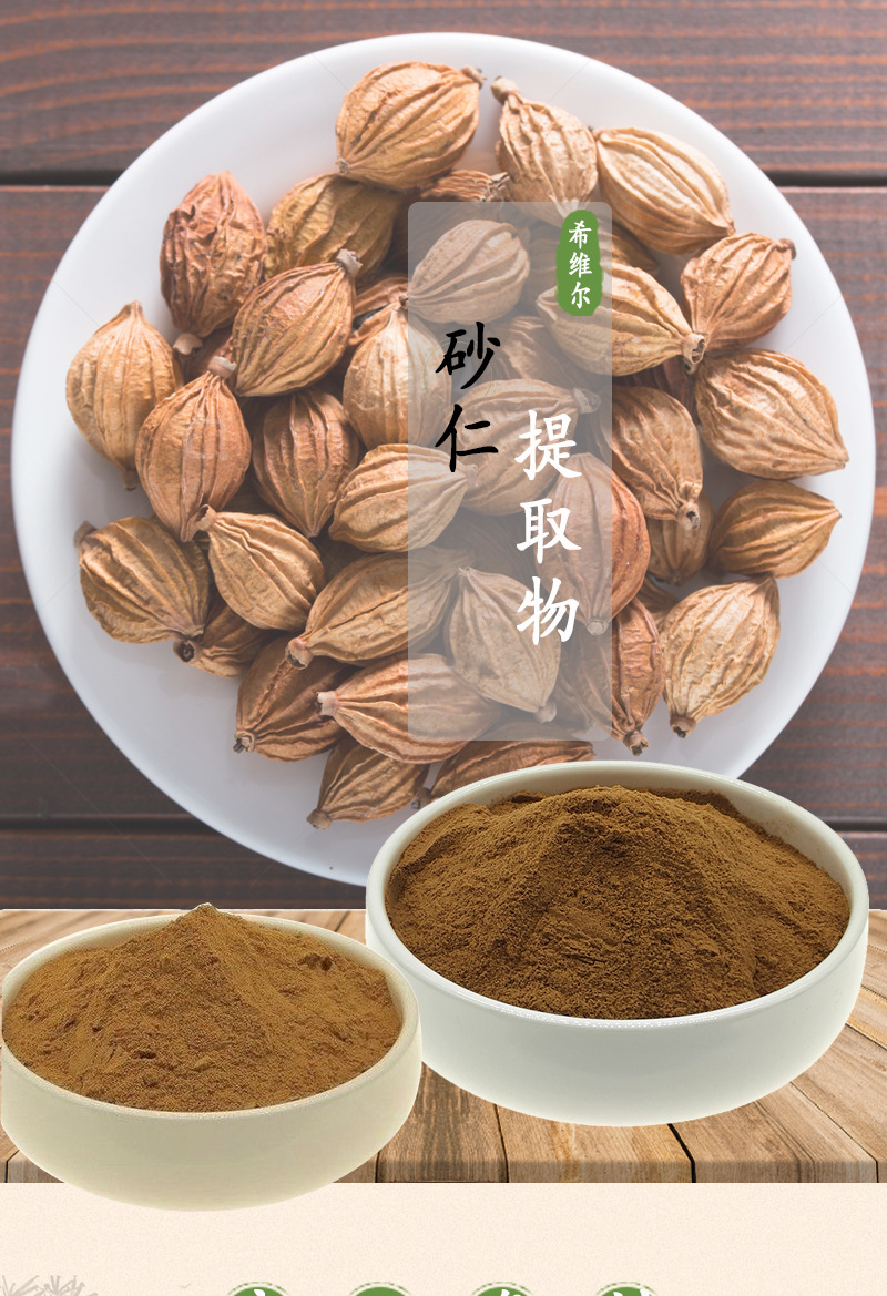 砂仁提取物 砂仁粉 规格齐全 包邮 砂仁浓缩粉 植物提取物