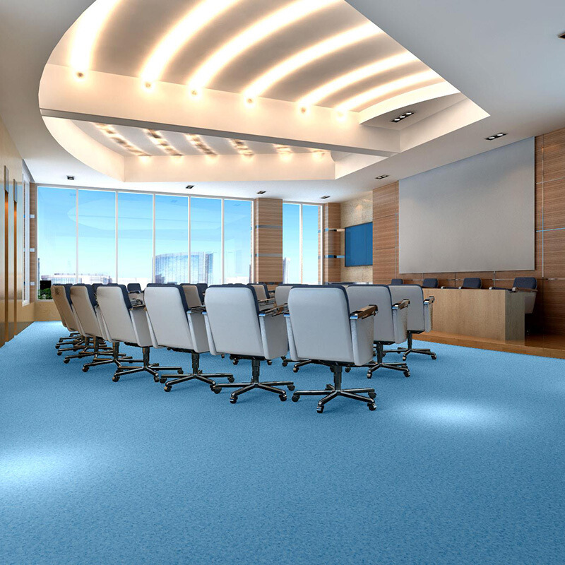 厂家现货直供pvc卷材地板 适用学校医院办公室图书馆pvc塑胶地板-询价