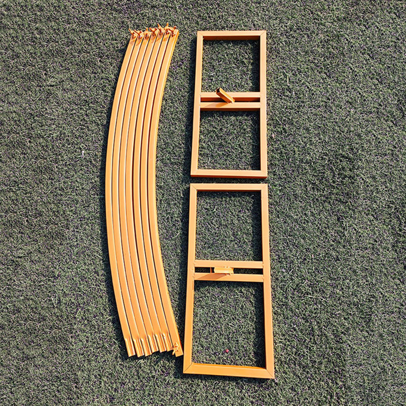 foreign trade new wedding wrought iron arch ring flower door props outdoor lawn background wall wedding stage decoration