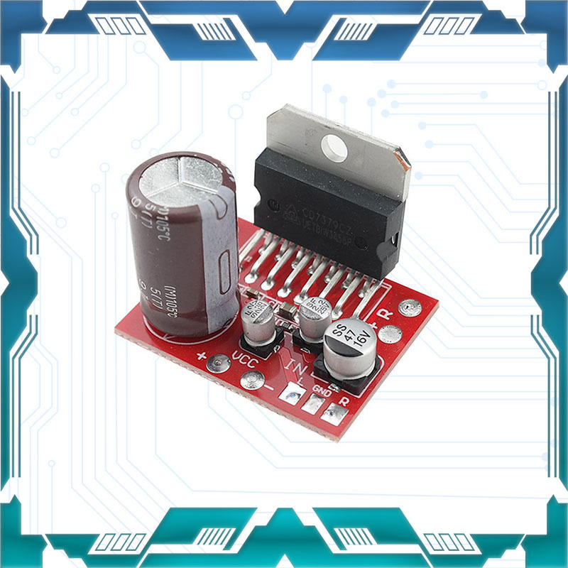 0双声道立体声 cd7379功放板2*39w功率超tda7297/7377 直流供电