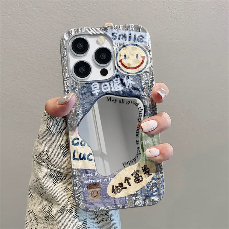 做个富婆适用苹果15/14/13手机壳iphonexsmax笑脸xr软7/8plus防摔