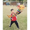 舞龍春節新年風兒童小學生舞獅剪紙特色傳統禮物藝品玩具壹件批發