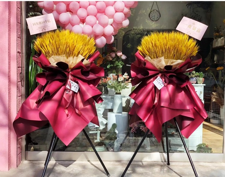 花千谷新款南宁市干花花束开业大麦田园装饰礼品拍摄道具稻穗卧室