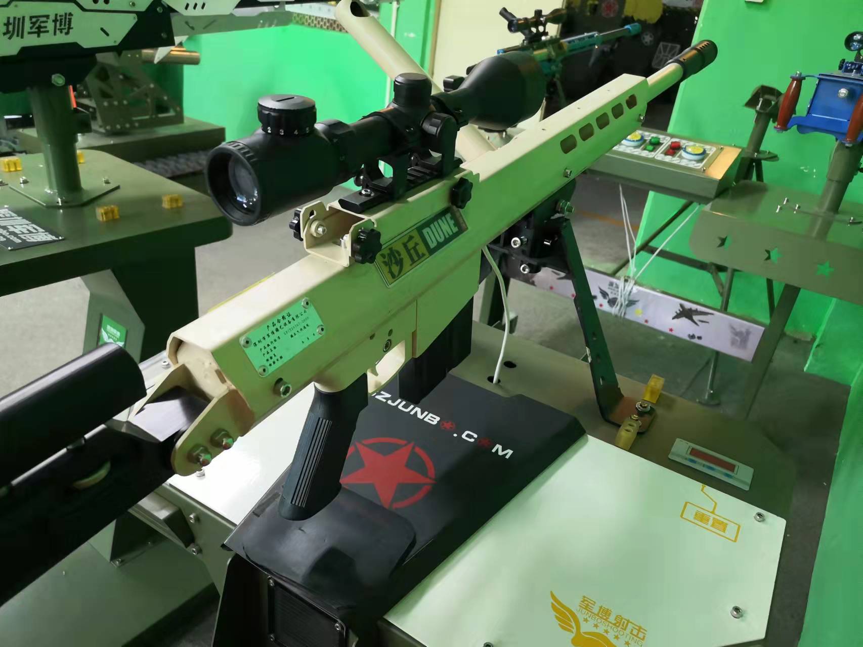 夜市打气球仿真 金属橡胶弹打靶枪深圳军博枪林弹雨射击靶 气炮枪