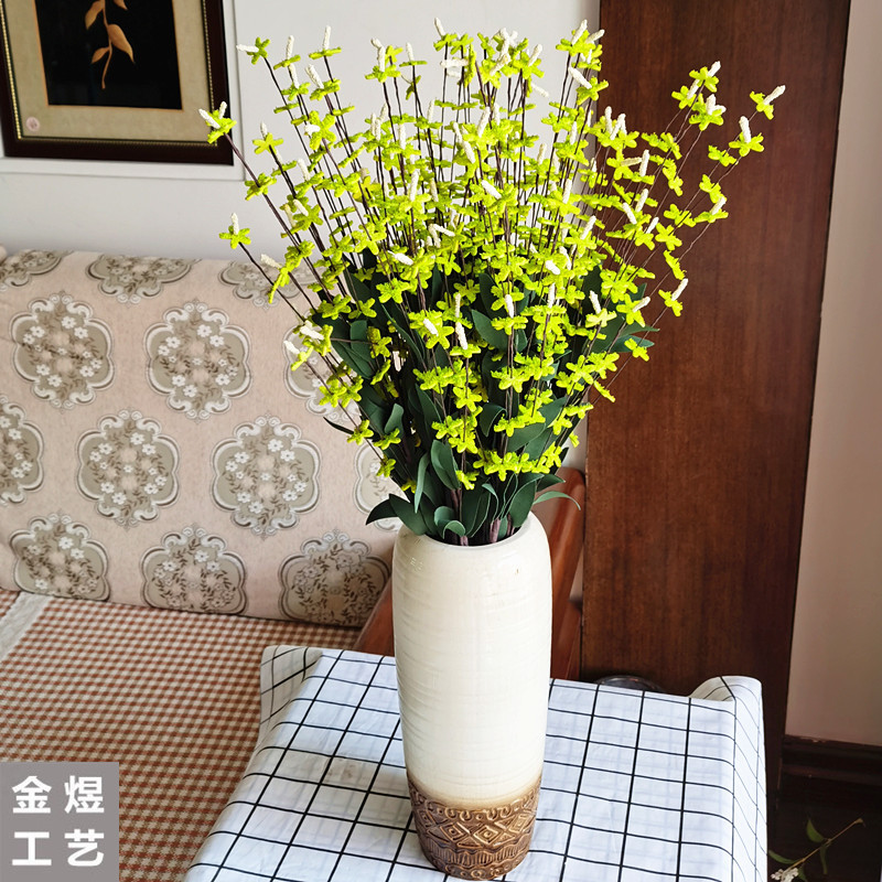 欧式复古文心兰满天星 人造泡沫花插花配饰仿真花束塑料装饰假花
