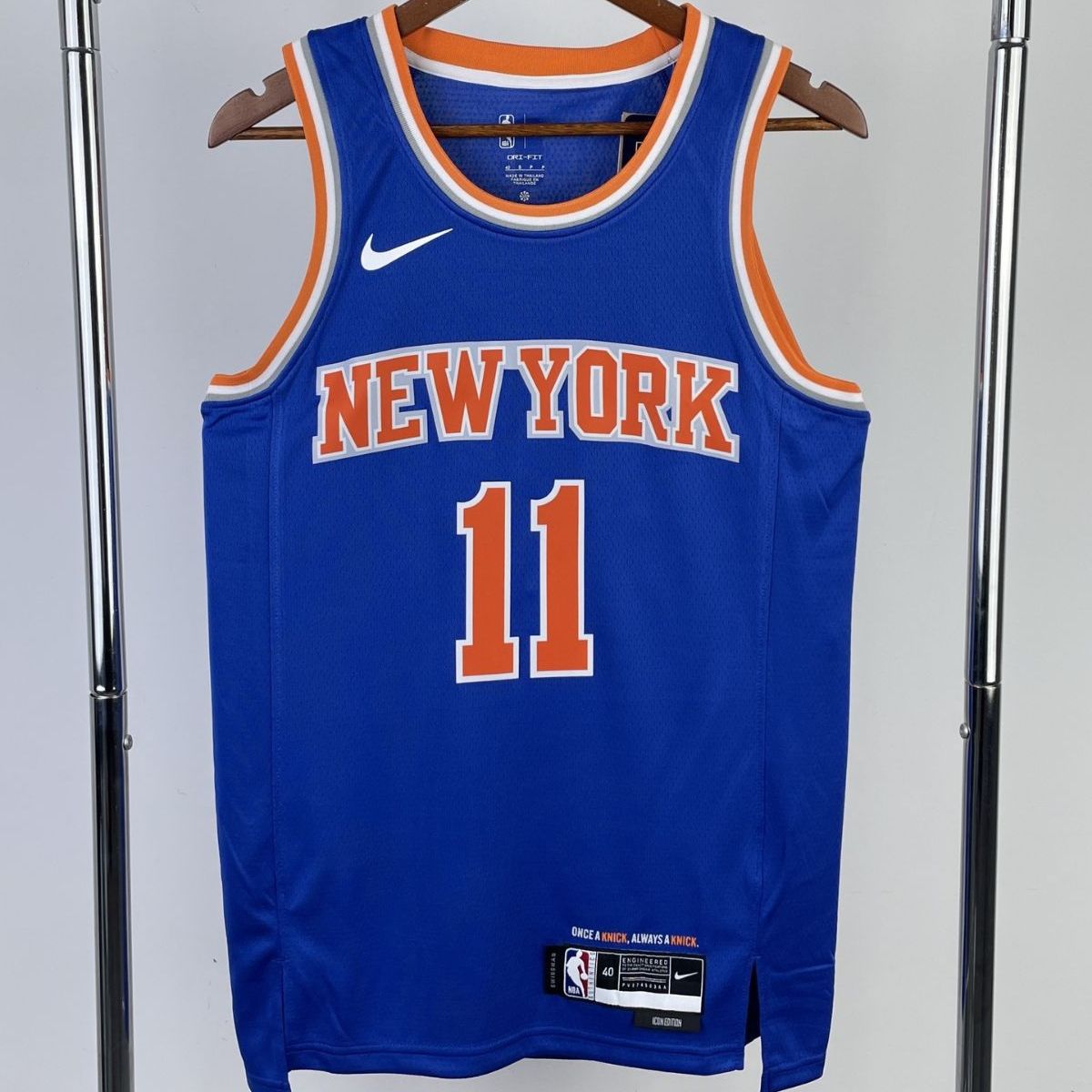 23赛季尼克斯蓝色4号罗斯7号安东尼9号巴雷特30号nba