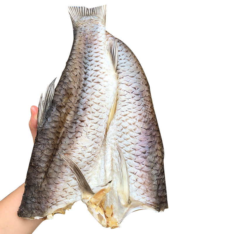 去头开背草鱼干整条装自制腌制草鱼块咸鱼块去头开背干鱼