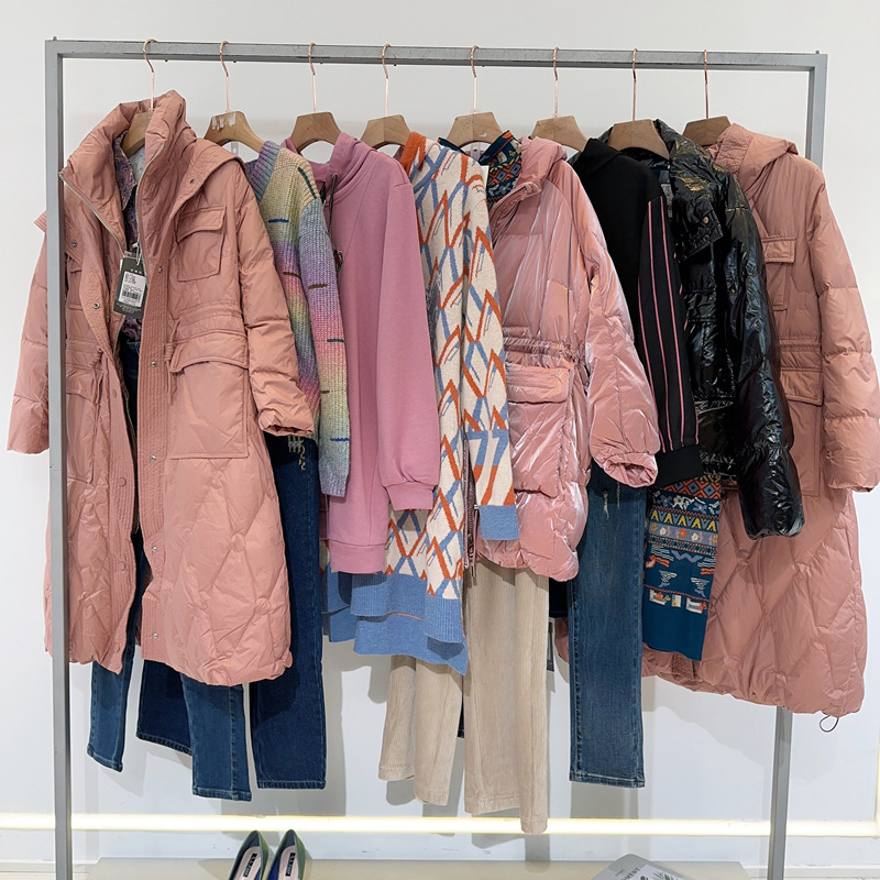 素言冬装三标齐全直播货源撤柜清货一手衣服走份品牌折扣女装批发