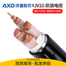 讯道YJV22铜芯交联聚乙烯绝缘电力电缆 铠装户外工程电力电缆