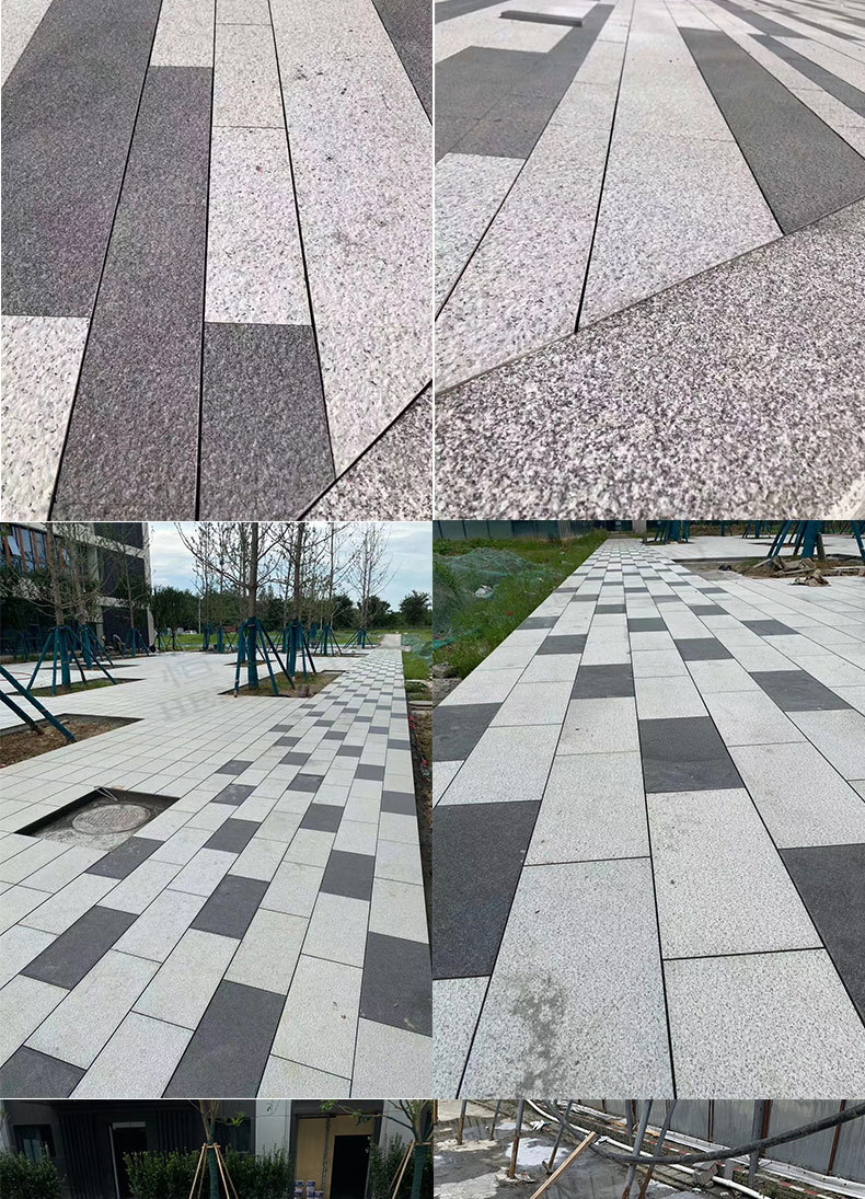 黄锈石火烧面 广场生态地铺石 市政景观园林地砖 小区别墅砖