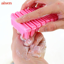 日本aisen卡通洗手刷子宝宝儿童洗手神器清洗指甲缝污垢清洁刷