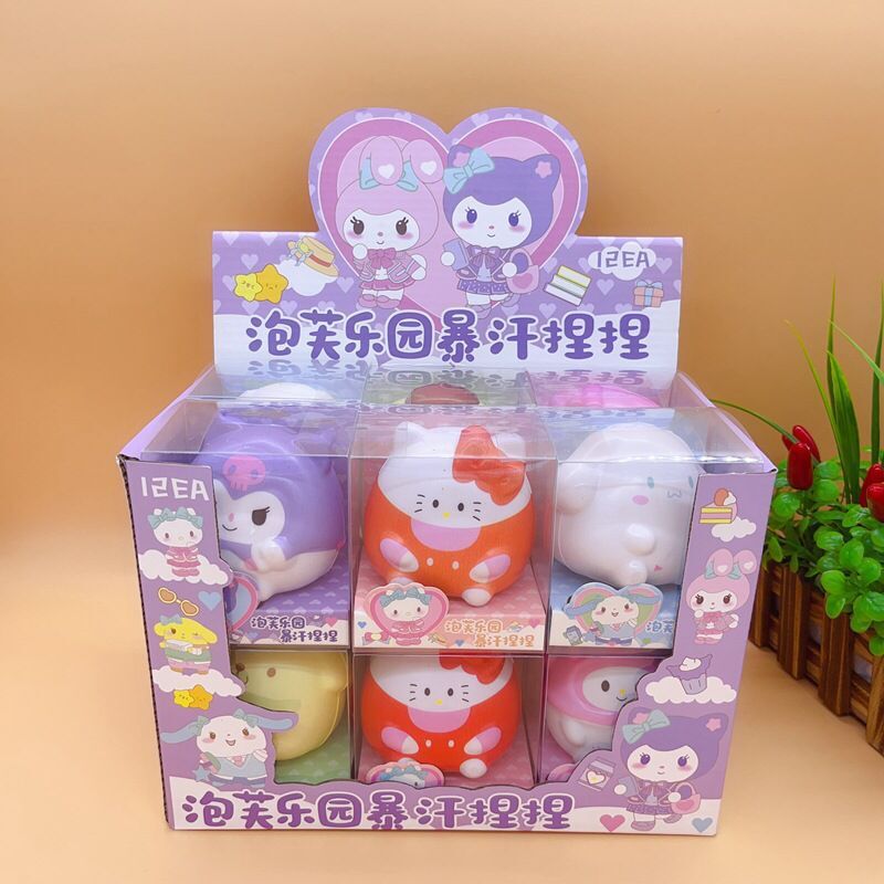 New Sanrio Series Decompression Squeezing Toy PU Foam Toys Cute Cartoon Clow M Squeezing Toy Slow Rebound