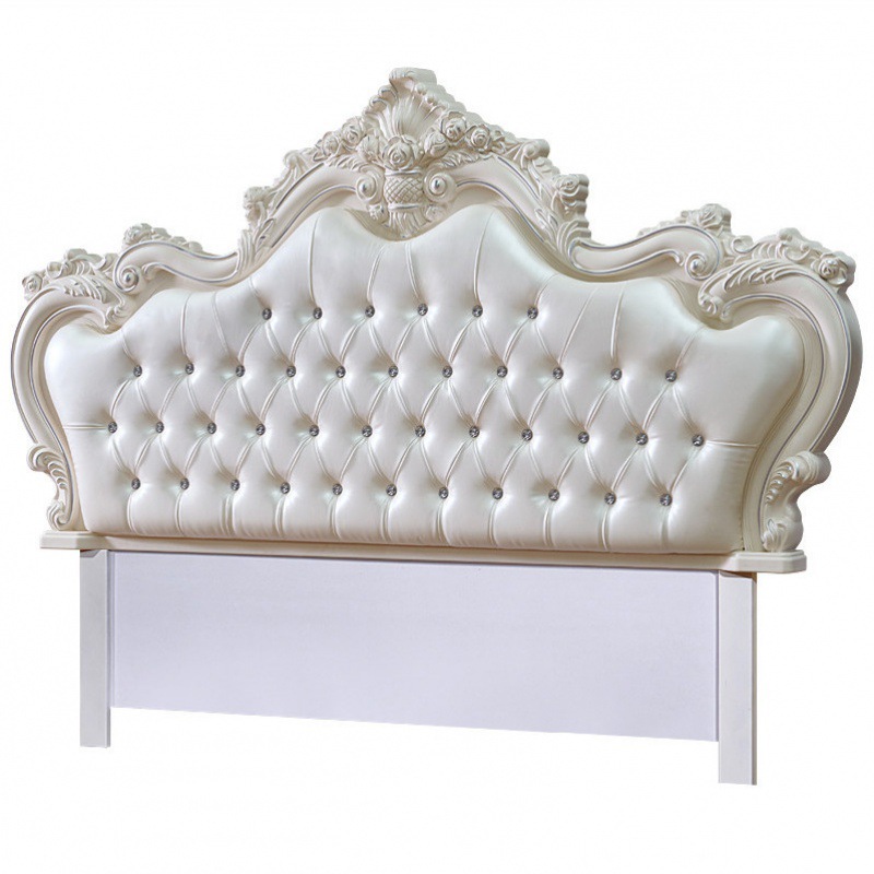 欧式床头板软包床靠背1.8米法式床头烤漆公主床头2米双人厂家直销