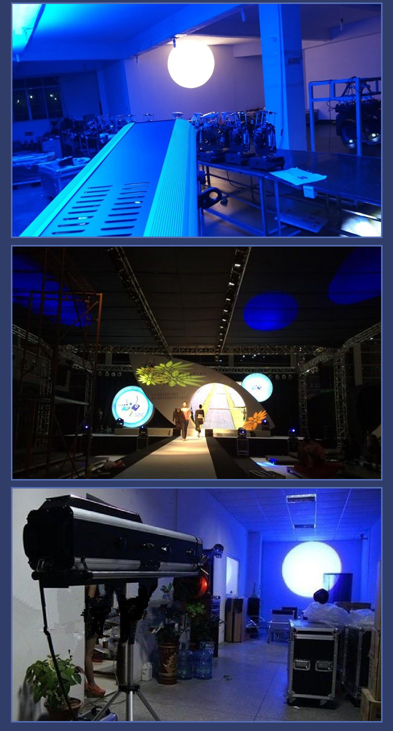 880w大型追光灯led婚礼庆聚光灯室内舞台灯光射灯户外logo图案灯