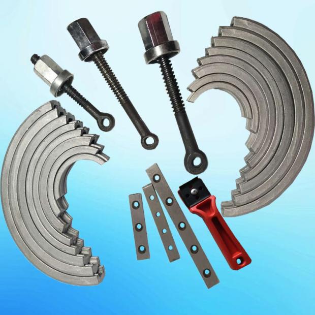 pe对焊机器配件卡瓦片50夹具夹管垫片夹瓦压盖螺丝铣刀片热熔对接