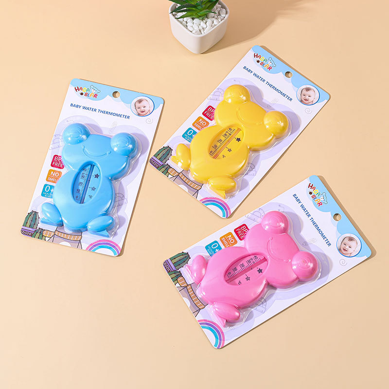 English Packaging Baby Cartoon Water Thermometer Baby Bath Special Thermometer Newborn Bathtub Temperature Measurement