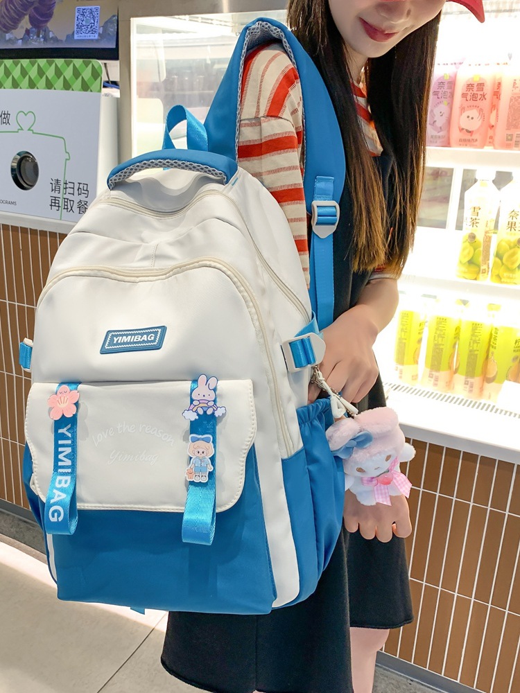 Schoolbag Female High School and College Backpack Junior School Backpack
