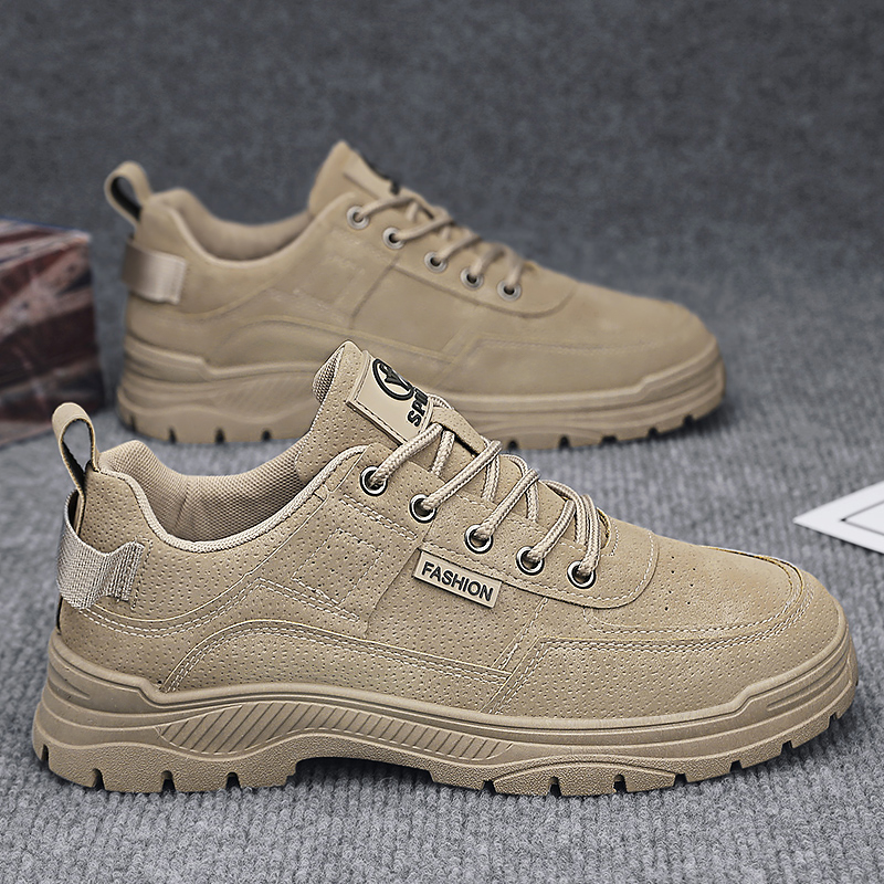 秋季劳保男鞋夏季防水运动休闲工作上班工地干活防滑耐磨工装潮鞋