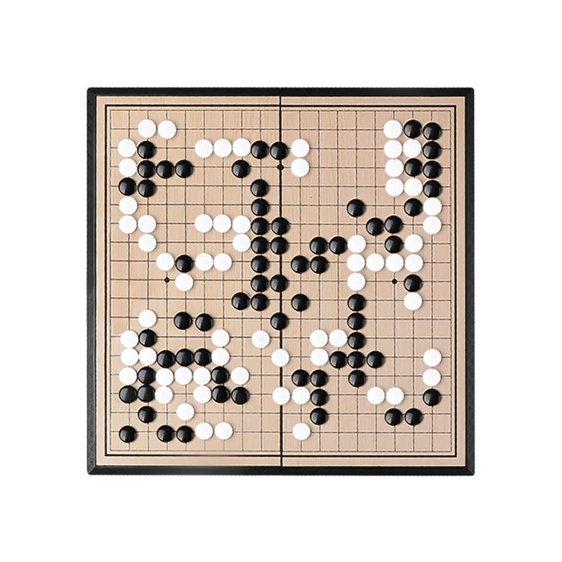 围棋 少儿围棋标准磁性五子棋黑白子路儿童学生学校初学象棋-阿里巴巴