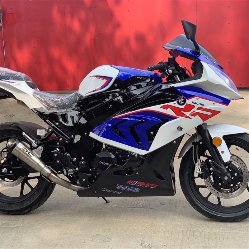 宝雕双rr摩托车双缸水冷400跑车重机车国四电喷整车可上牌