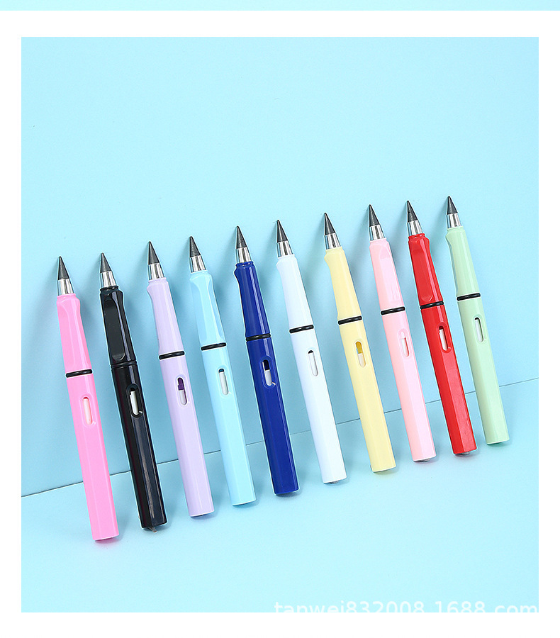 12-Color Sharpening-Free Erasable Pencil