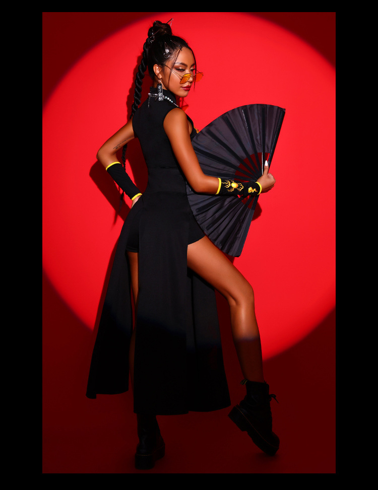 靡瑟品 酒吧b组舞队gogo演出服夜场性感中国风dj服装夜店ds领舞服