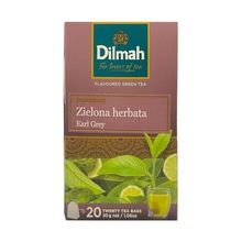 迪尔玛Dilmah 高档进口伯爵绿茶20茶包简装斯里兰卡原装袋泡茶