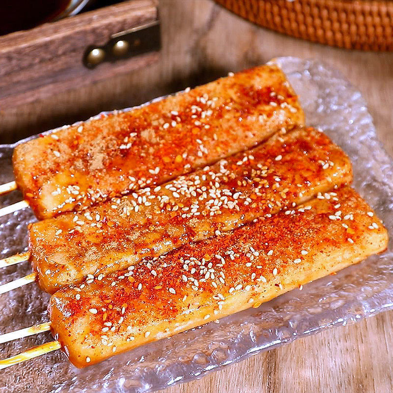 脆皮年糕批发韩式网红条油炸烧烤油煎摆摊小吃宁波水磨条商用现货