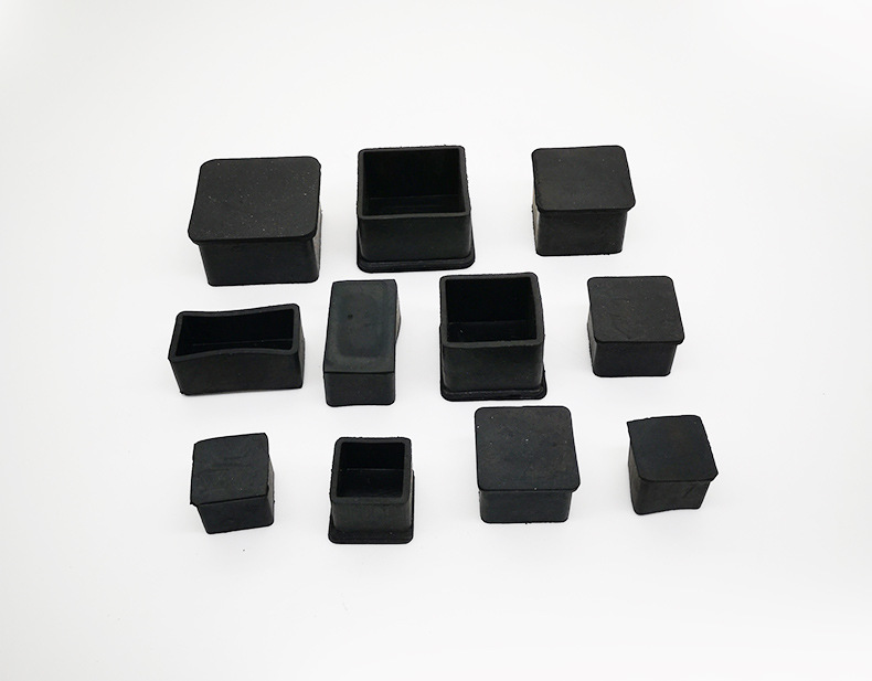 厂家供应长方管加厚软胶桌脚椅脚堵头橡胶脚套保护套橡胶脚套