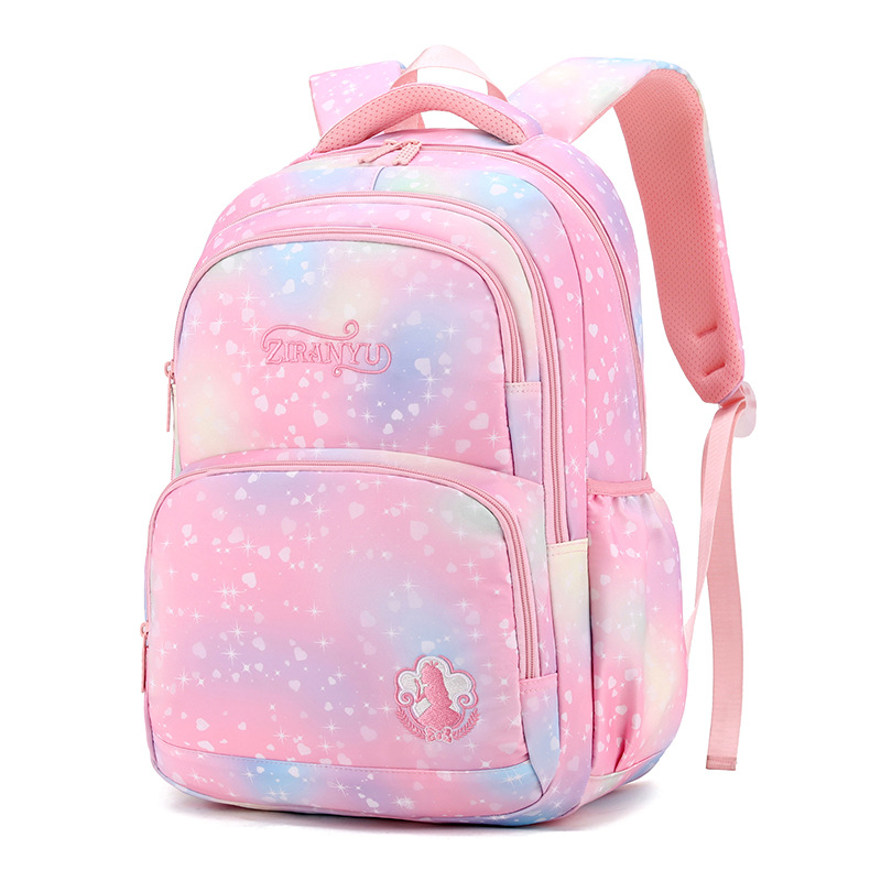 2022 Natural Fish New Backpack for Girls Grade 3-6 Lightweight Spine-Protective Cross-Border Hot One Piece Dropshipping