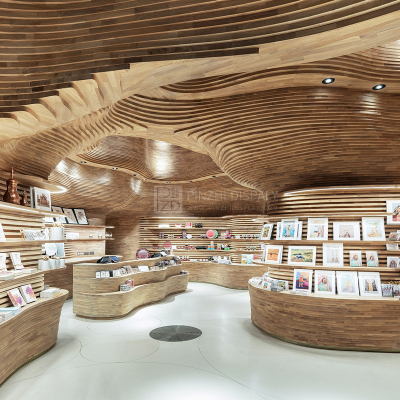 文物字画展览馆展柜设计 古董博物馆展台 不锈钢玻璃展示柜陈列台